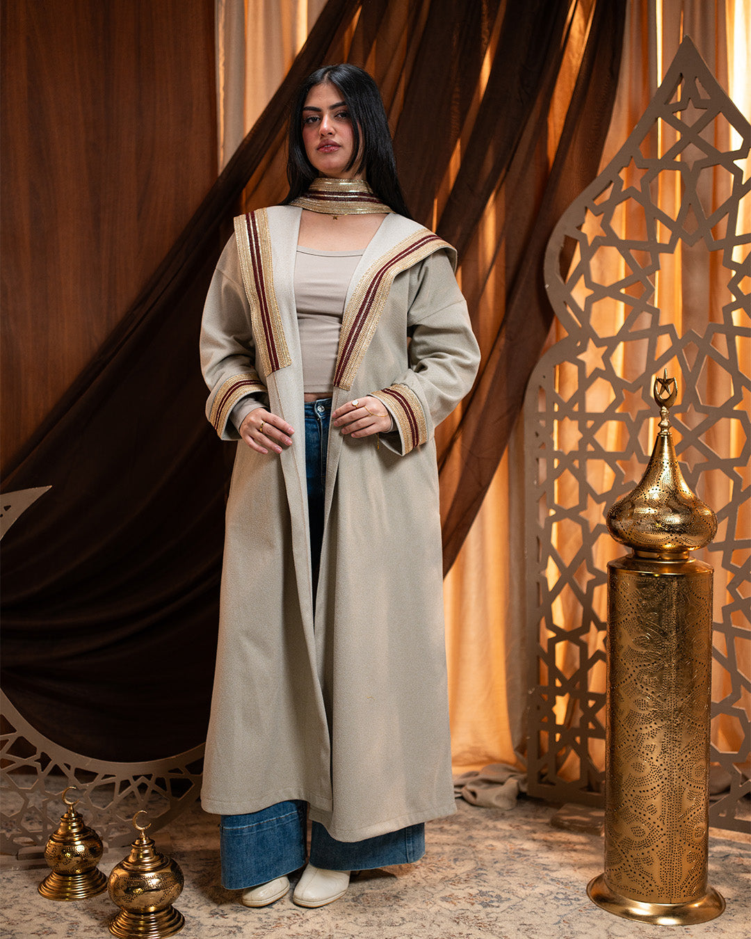 The Alaya Kaftans - Beige