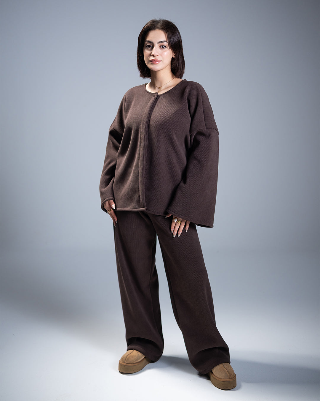 The Lazy Set Top (Chocolate Brown)