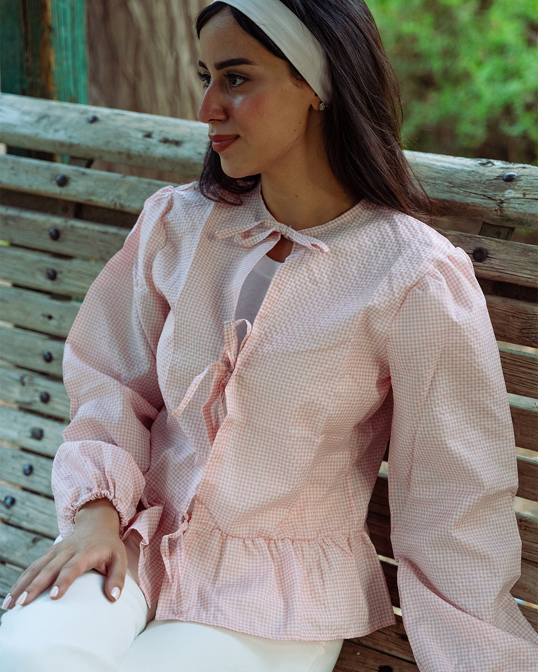 The Coquette blouse (Pink)
