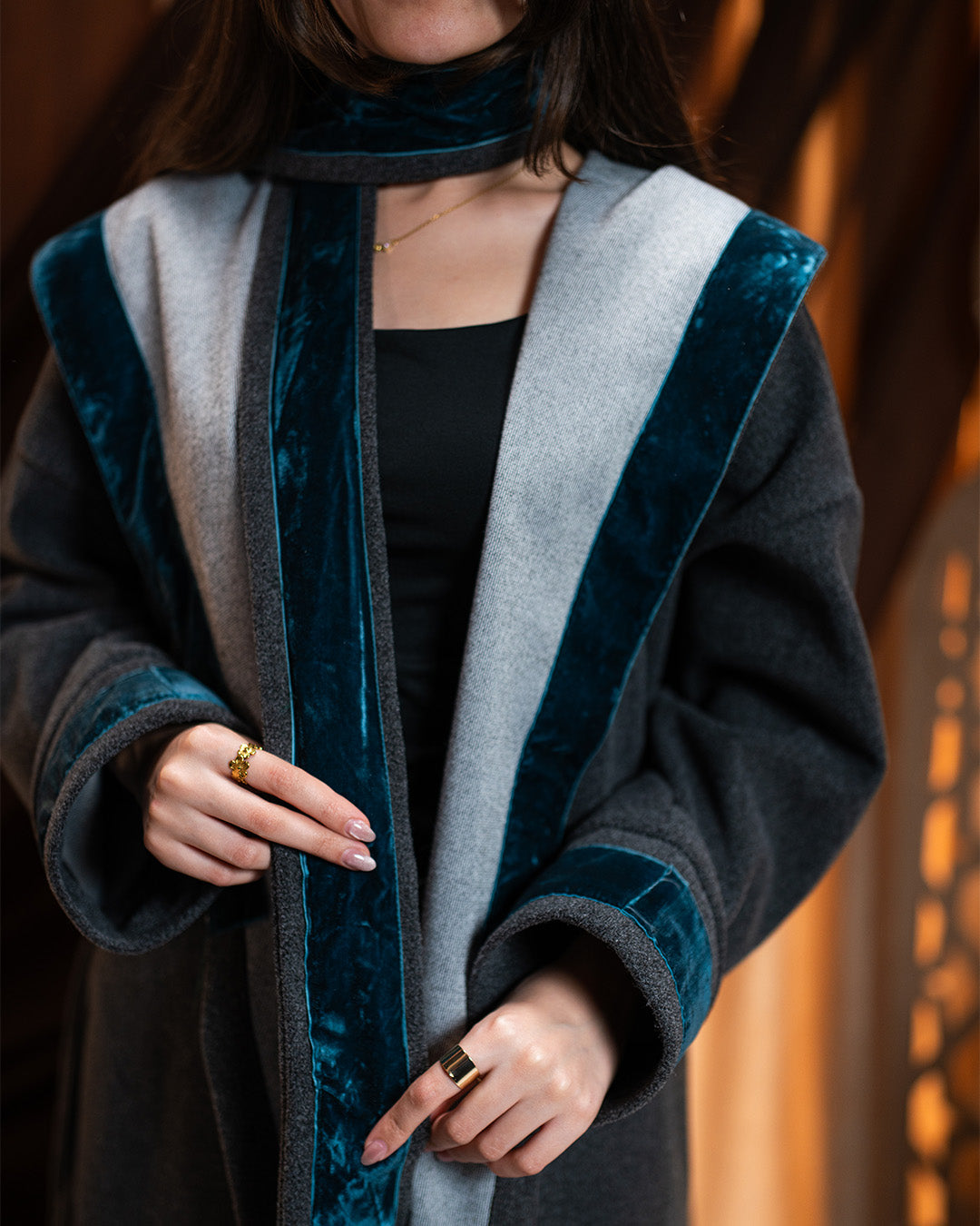 The Alaya Kaftans - Gray