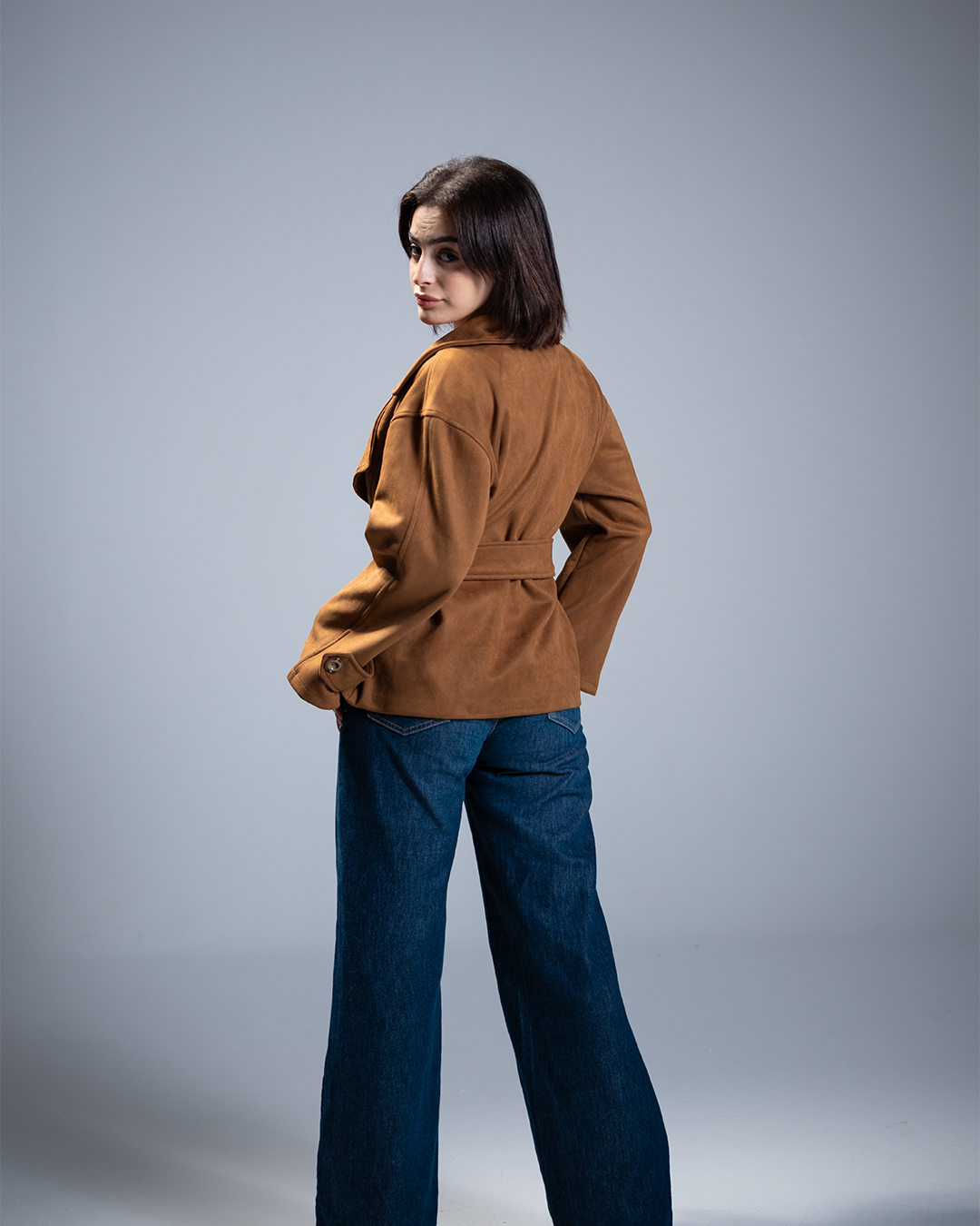 The Snatched Suede Jacket