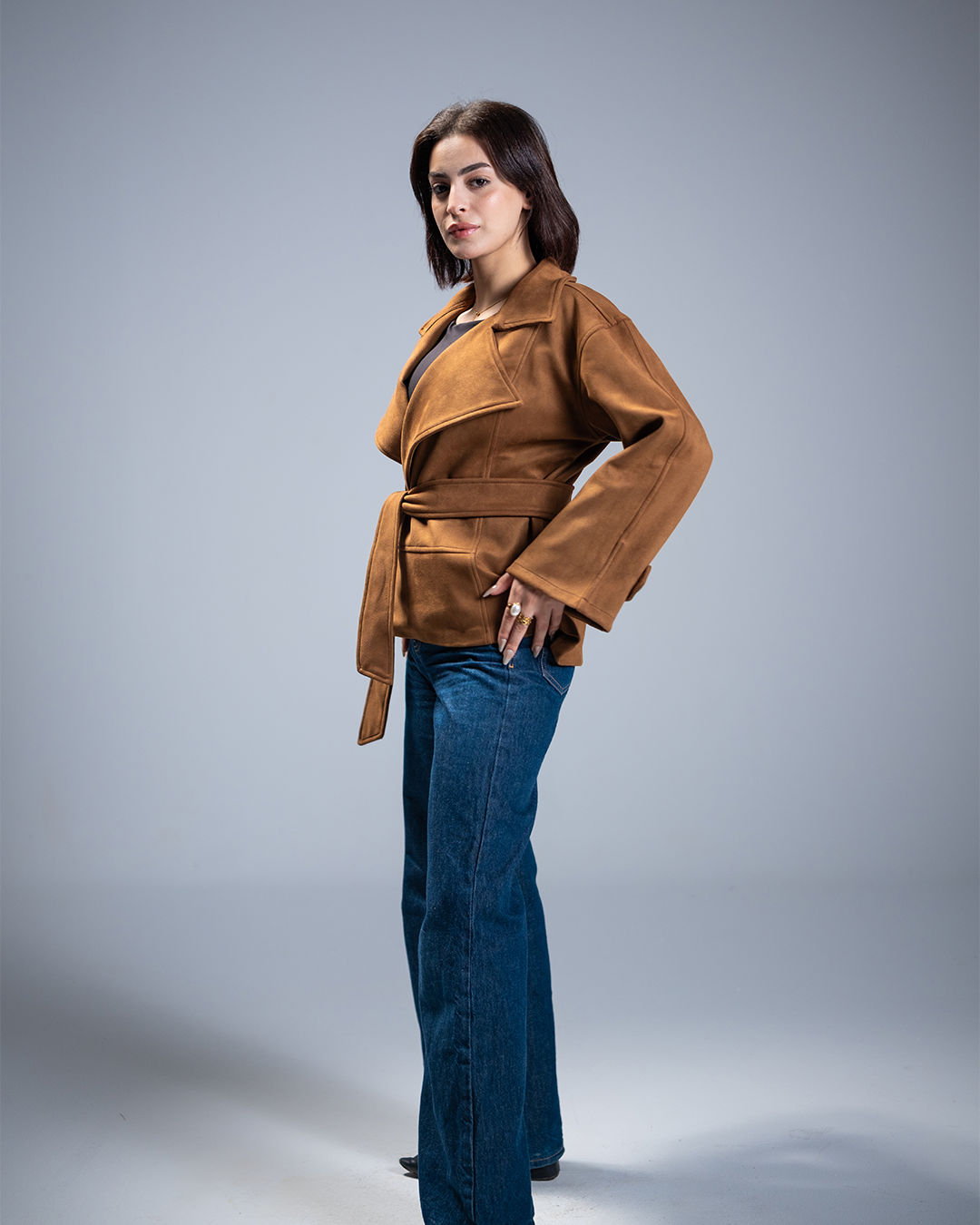 The Snatched Suede Jacket