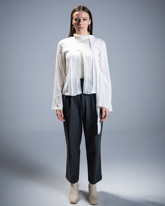 The Écharpe Blouse (White)